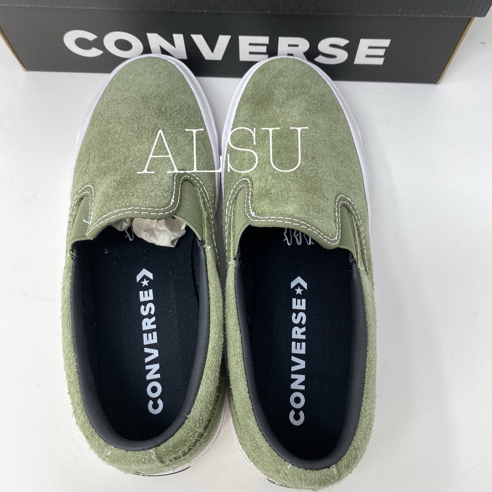 Converse One Star CC Slip Field Green Suede W - Picture 6 of 8